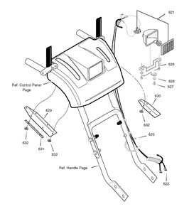 Headlight Diagram and Parts List for 1695373-6271200X43 2007 Briggs and Stratton Snow Blower